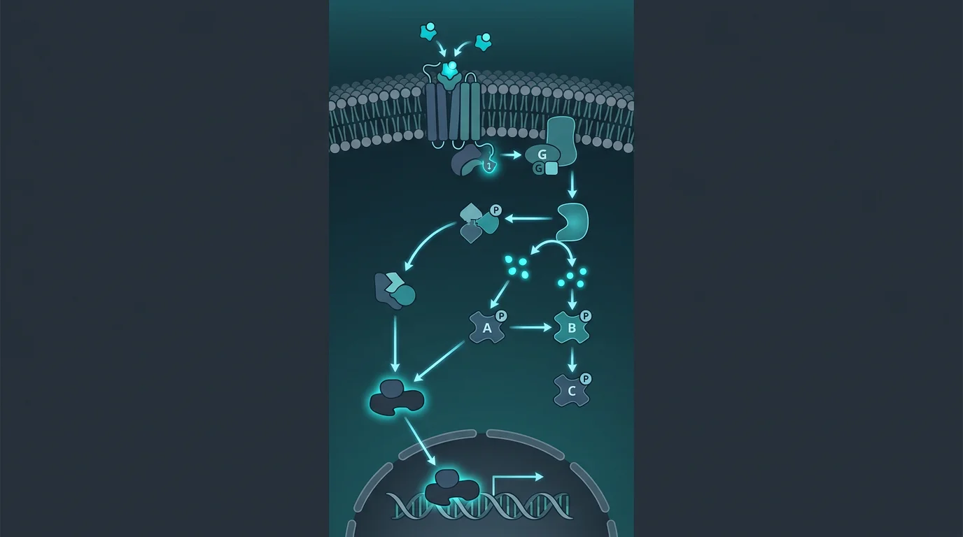 Illustration: How DSIP Supports Cortisol Regulation