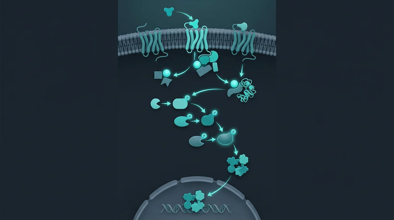 Illustration: How Epitalon Supports Cortisol Regulation