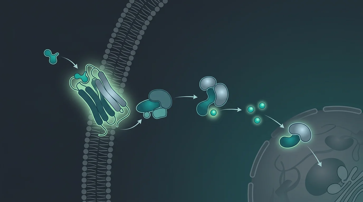 Illustration: How Kisspeptin-10 Supports Progesterone Function